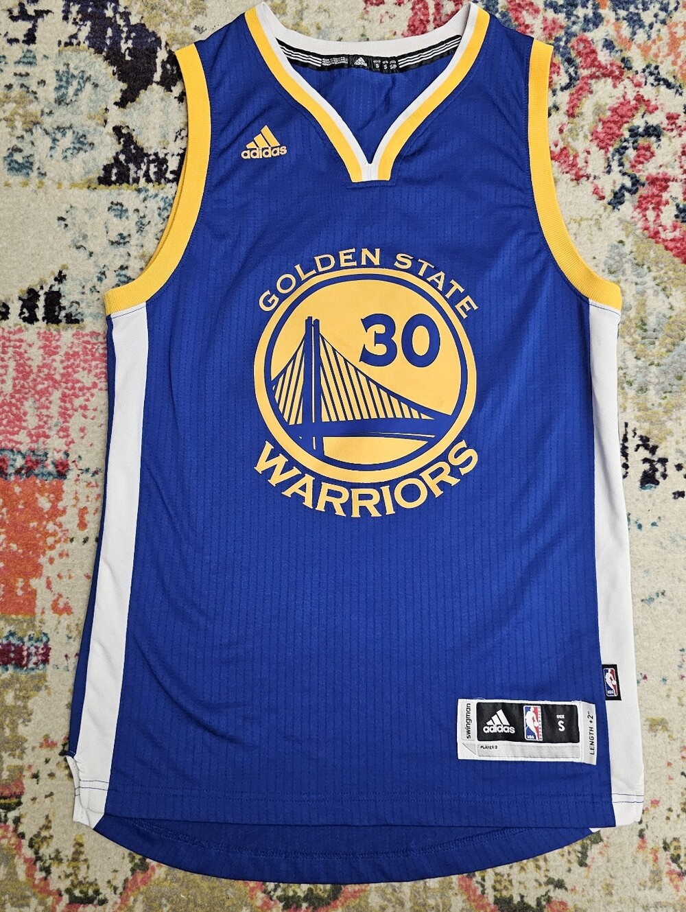Steph Curry Golden State Warriors Adidas Swingman Jersey Men’s Size Small